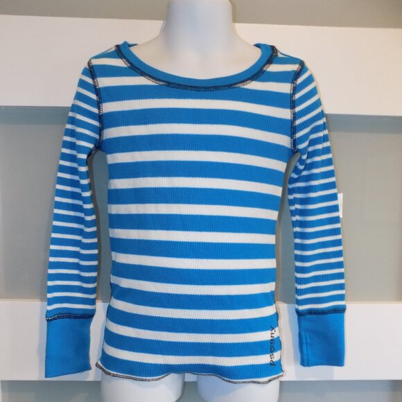 Aeropostale Other - P.S. Aeropostale Blue/White Striped Long Sleeve Shirt Size 4 Girls NEW